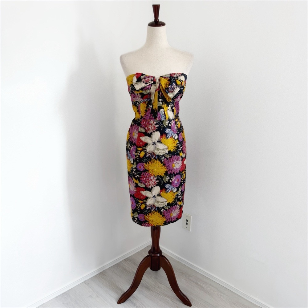 Moulinette Soeurs Anthropologie Feminine Dress Size 10 Pink Preppy Whimsical